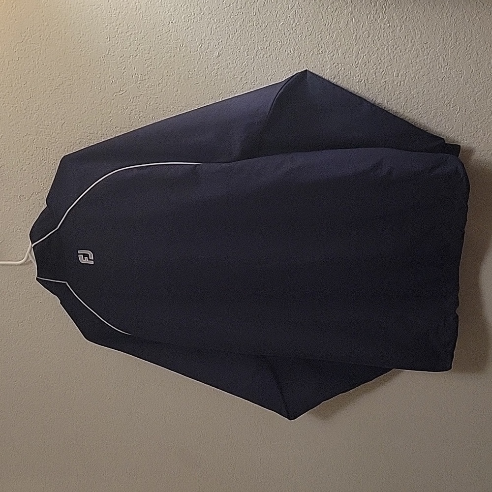 FootJoy 1/4-zip Pullover Jacket - Navy - XL - Picture 12 of 14
